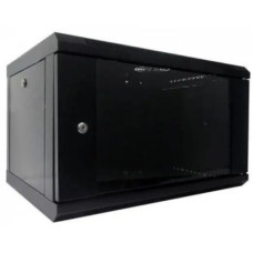 Шафа настінна Hypernet 6U 19" 600x500 (WMNC-500-6U-FLAT-BLACK)