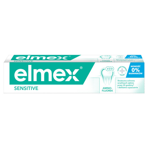 Зубна паста Elmex Sensitive з амінофторидом 75 мл (4007965560200)
