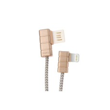 Дата кабель USB 2.0 AM to Lightning 1.0m Gallop Rose-Gold 2.4A iKAKU (YT-iK/GA-LRG)