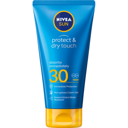 Засіб від засмаги Nivea Sun Сонцезахисний крем-гель Захист та легкість SPF 30 175 мл (4005900702579)