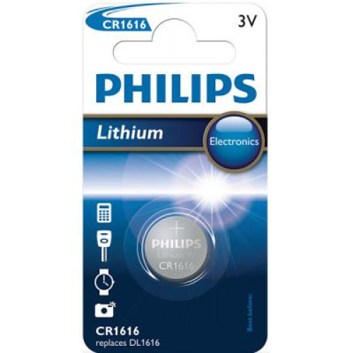 Батарейка PHILIPS CR1616 PHILIPS Lithium (CR1616/00B)