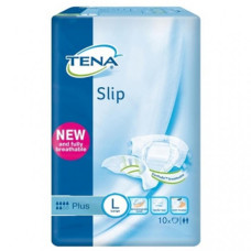 Підгузники для дорослих Tena Slip Plus Large дышащие 10 шт (7322541118741)