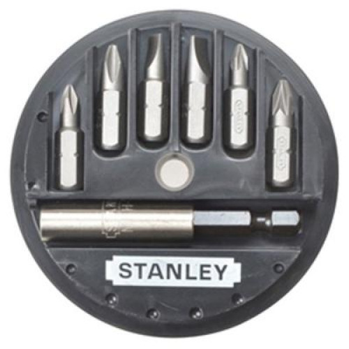 Набір біт Stanley биты Sl, Ph, Pz 7шт. + магнитный держатель (1-68-737)