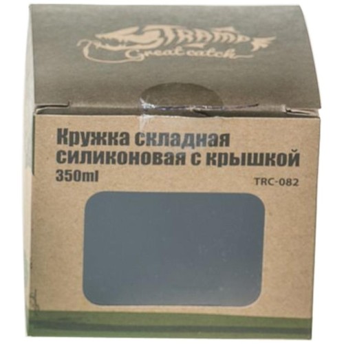 Кружка Tramp силіконова з кришкою 350 мл Green (UTRC-082-green)