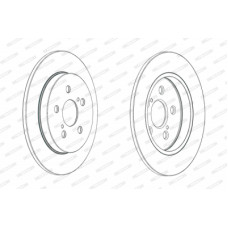 Гальмівний диск FERODO DDF1875C