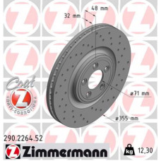 Гальмівний диск ZIMMERMANN 290.2264.52