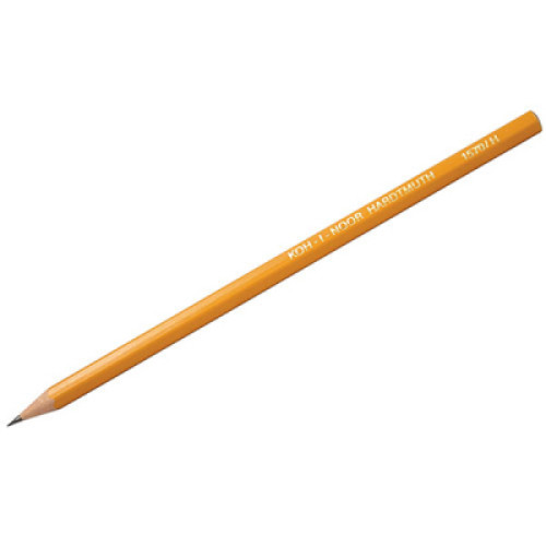 Олівець графітний Koh-i-Noor H без гумки корпус Жовтий (1570.H)