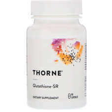 Вітамінно-мінеральний комплекс Thorne Research Глутатіон, Glutathione-SR, 60 капсул (THR-54003)