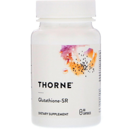 Вітамінно-мінеральний комплекс Thorne Research Глутатіон, Glutathione-SR, 60 капсул (THR-54003)