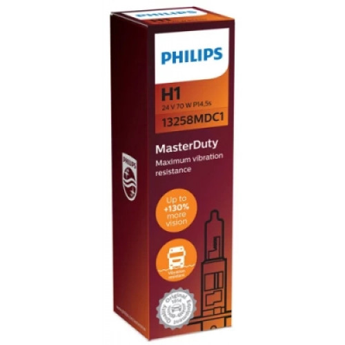 Автолампа Philips 13258MDC1 H1 24 V 70W MasterDuty (2451)