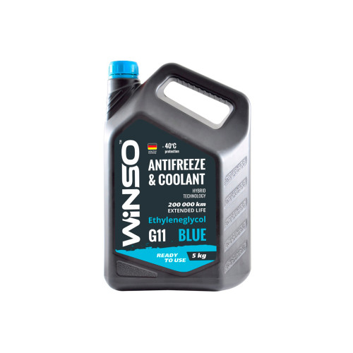 Антифриз WINSO WINSO BLUE G11 blue 5kg (880970)