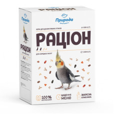 Корм для птахів Природа Раціон для середніх папуг 1.5 кг (4820157400814)
