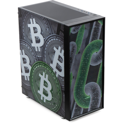 Корпус Vinga Pillar Black Bitcoin (01230011783)