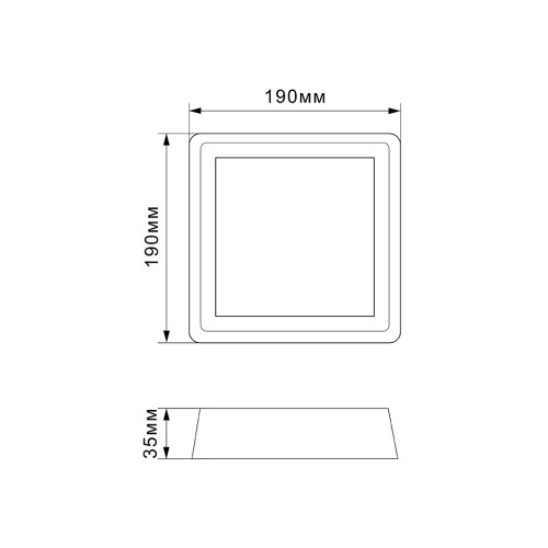 Світильник TITANUM LED 24W 5000K (TL-BHS20-245)