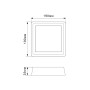 Світильник TITANUM LED 24W 5000K (TL-BHS20-245)