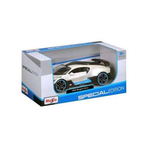 Машина Maisto Bugatti Divo білий 1:24 (31526 met. white)