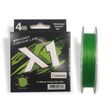 Шнур Favorite X1 PE 4x 150m 0.3/0.090mm 6lb/2.9kg Light Green (1693.11.39)