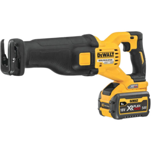 Шабельна пила DeWALT 54В XR FLEXVOLT Li-lon 2 Аг, 0 - 3000 ход/хв, 3.54 кг, кейс TSTAK (DCS389T2)