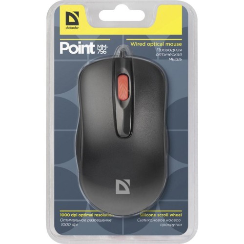 Мишка Defender Point MM-756 Black (52756)