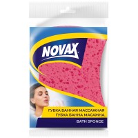 Губка для купання Novax масажна 1 шт. (4823058333687)