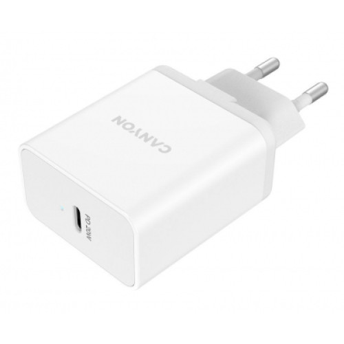 Зарядний пристрій Canyon PD 20W/QC3.0 18W WALL Charger with 1-USB A+ 1-USB-C (CNE-CHA20W03)