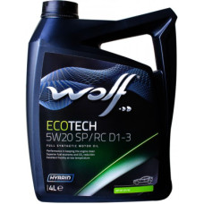 Моторна олива Wolf ECOTECH 5W20 SP/RC D1-3 4л (1050525)