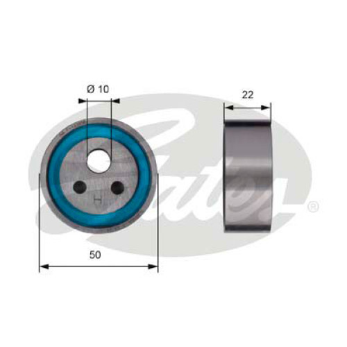 Ролик натягувача ременя Gates T41154