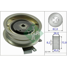 Ролик натягувача ременя INA 531 0203 20
