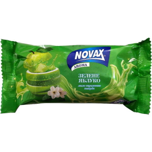 Тверде мило Novax Aroma Зелене яблуко 140 г (4820195509494)