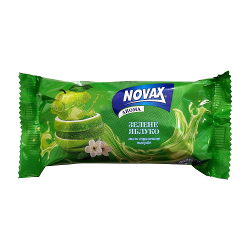 Тверде мило Novax Aroma Зелене яблуко 140 г (4820195509494)
