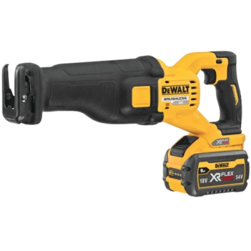 Шабельна пила DeWALT 54В XR FLEXVOLT Li-lon 3 Аг, 0 - 3000 ход/хв, 3.54 кг, кейс TSTAK (DCS389X2)