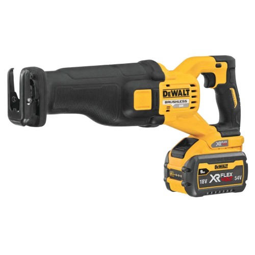 Шабельна пила DeWALT 54В XR FLEXVOLT Li-lon 3 Аг, 0 - 3000 ход/хв, 3.54 кг, кейс TSTAK (DCS389X2)