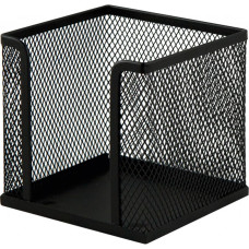 Підставка-куб для листів і паперів Buromax 10х10х10 см, wire mesh, black (BM.6215-01)