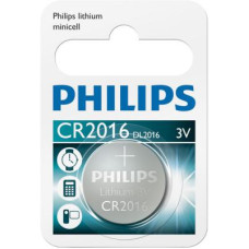Батарейка PHILIPS CR2016 Lithium (CR2016/01B)