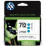 Картридж HP DJ No.712 DesignJet Т230/Т630 3-Pack 29-ml Cyan (3ED77A)