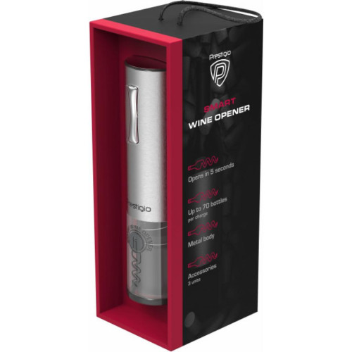 Штопор Prestigio Nemi Smart Wine Opener (PWO103SL)