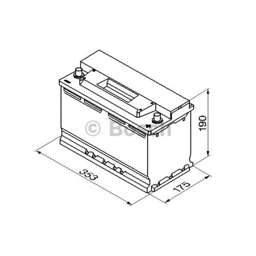 Акумулятор автомобільний Bosch 90А (0 092 S30 130)