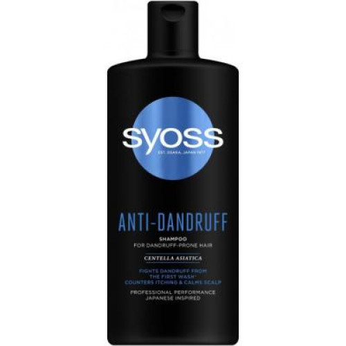 Шампунь Syoss Anti-Dandruff з Центелою Азіатською 440 мл (9000101277173)