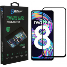 Скло захисне BeCover Realme 8 Black (706657)