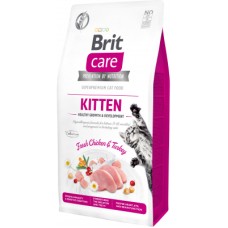 Сухий корм для кішок Brit Care Cat GF Kitten HGrowth and Development 7 кг (8595602540662)