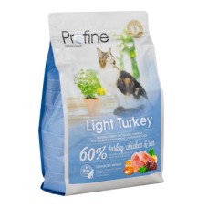 Сухий корм для кішок Profine Cat Light з індичкою, куркою і рисом 2 кг (8595602517794)