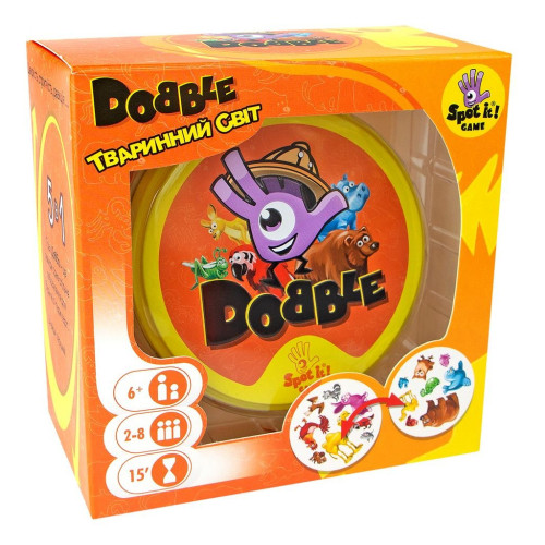 Настільна гра Ігромаг Dobble Animaux UA (Dobble тваринний світ) (92520)