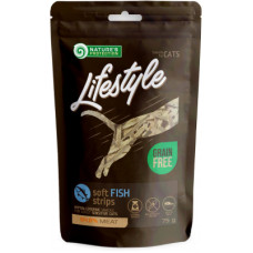 Ласощі для котів Nature's Protection Lifestyle Snack For Cats Soft Fish Strips 75 г (SNK46154)