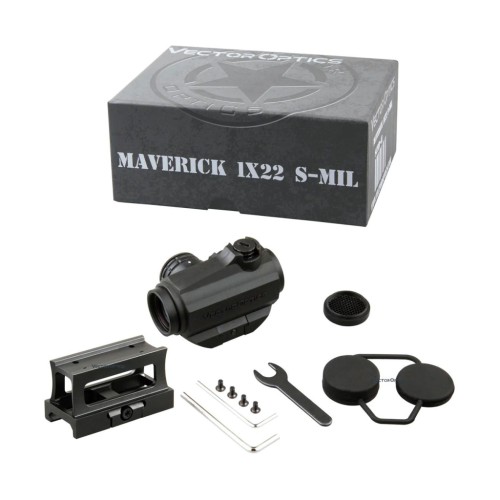 Коліматорний приціл Vector Optics Maverick 1x22 Red Dot Scope S-MIL (SCRD-41)