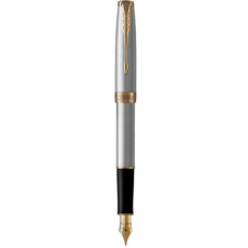 Ручка пір'яна Parker P РП Sonnet F32G Тартан срібло+позолота (F32G)