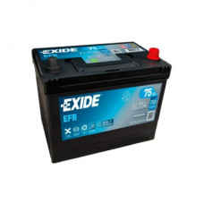 Акумулятор автомобільний EXIDE START-STOP EFB 75Ah ASIA Ев (-/+) (750EN) (EL754)