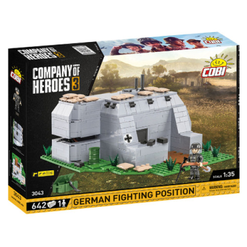 Конструктор Cobi Company of Heroes 3 Німецький дот, 642 деталей (COBI-3043)