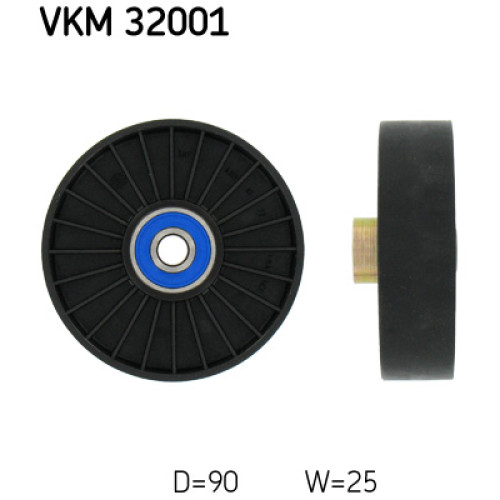 Ролик натягувача ременя SKF VKM 32001