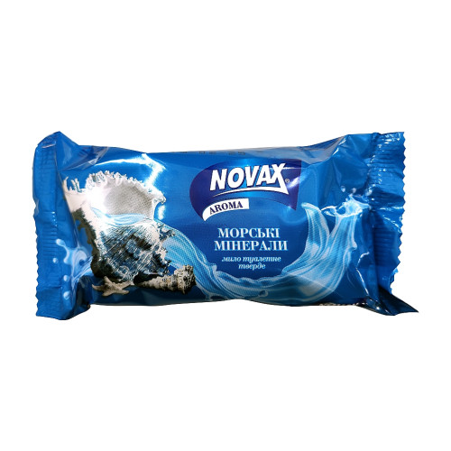 Тверде мило Novax Aroma Морські мінерали 140 г (4820195509470)