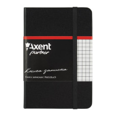 Канцелярська книга Axent Partner, 95*140, 96sheets, square, black (8301-01-А)